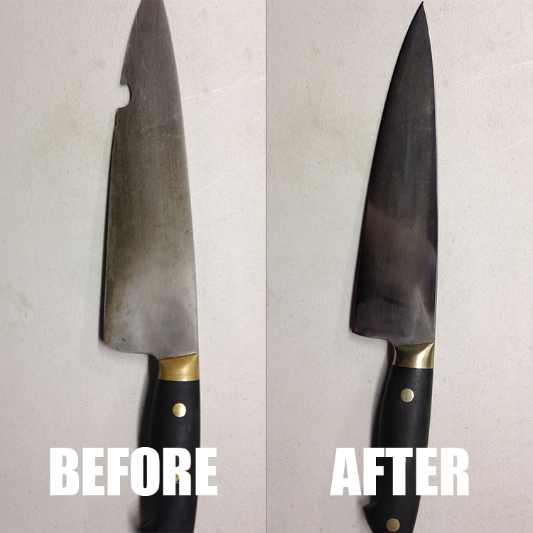 Knife repair and sharpening done by Brandau's Edgeworks